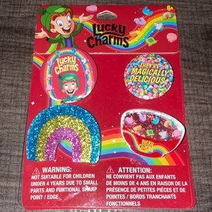 NWT Lucky Charms Pins/Button Set